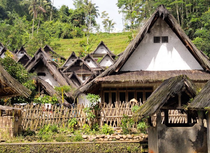 traditional village of Kampung Naga, one of the highlights of Java Island, Indonesia