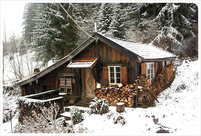 A cottage that belongs to the house which we're currently sitting