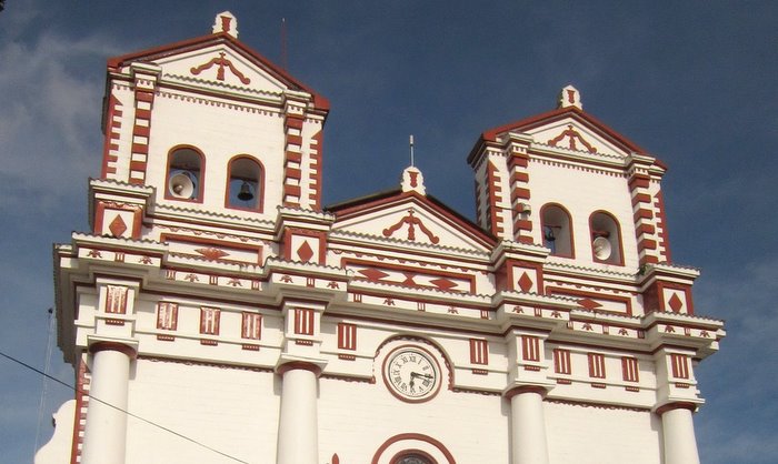 The main church in Guatape