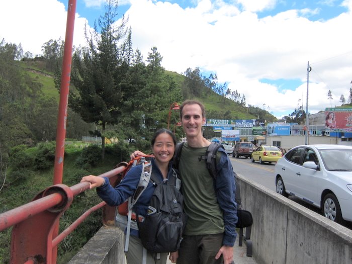 At the Colombia - Ecuador border crossing