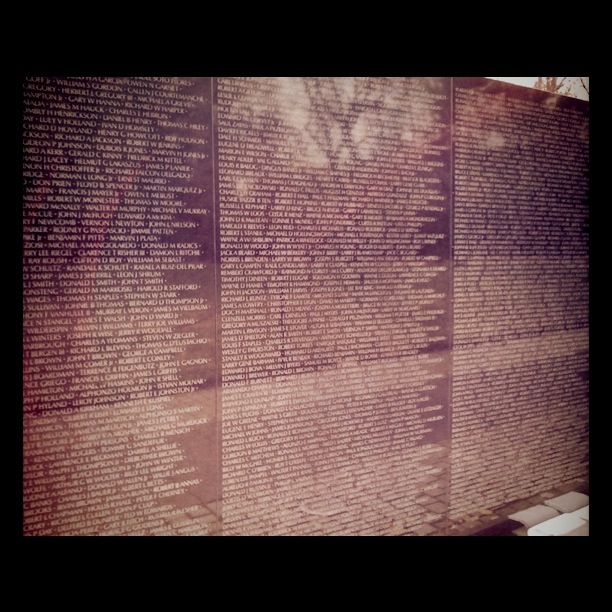 Photo Nov 10, 12 01 57 PM Vietnam War Veteran Memorial - Washington DC