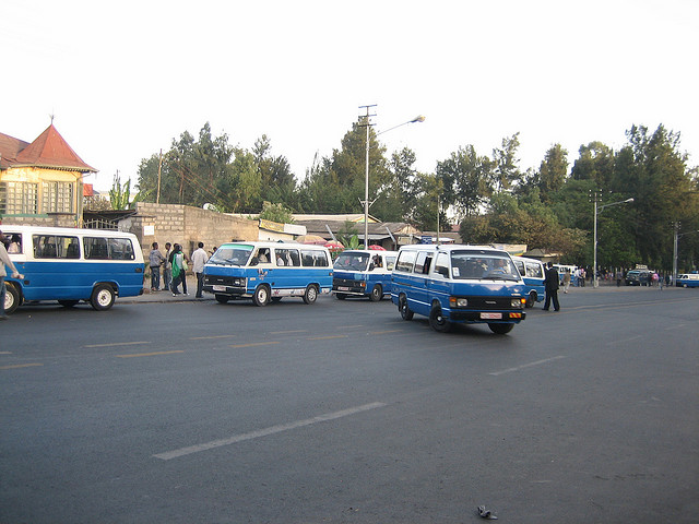Addis Ababa minibuses