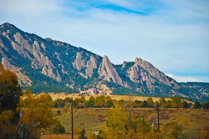 colorado A View Towards Boulder, Colorado