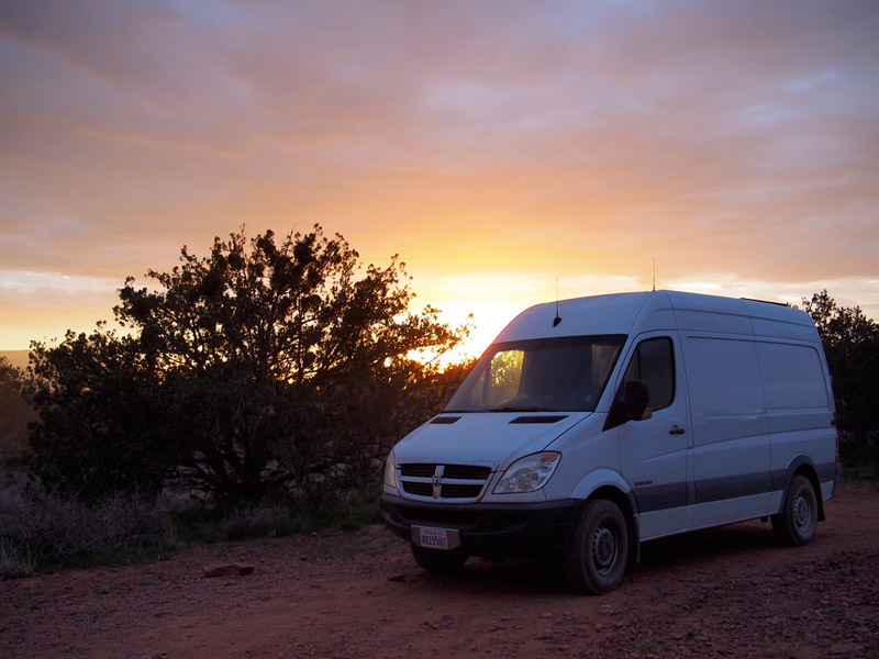 Sprinter is made for boondocking